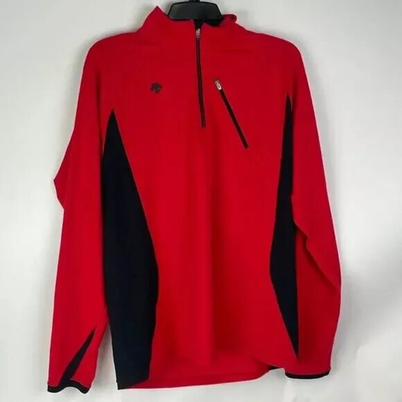 Descente 1/4 Zip Sweater shirt - Medium - Picture 1 of 4